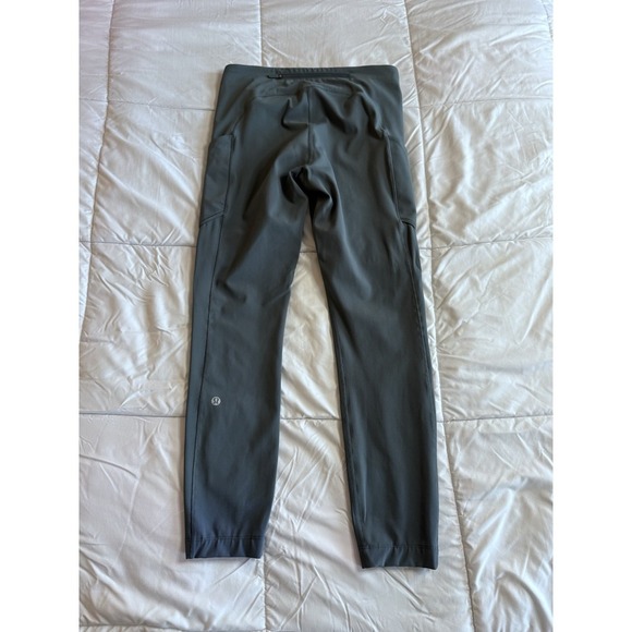 Lululemon Speed Up Tight Leggings Size 6 Full On Luxtreme Solid Sea Steel EUC - Picture 6 of 12